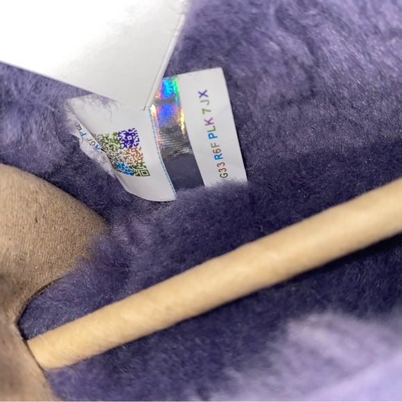 UGG 💜 size 9 Dakota double bow slippers New - Picture 13 of 15